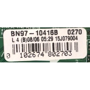 MAIN PARA MONITOR SAMSUNG / NUMERO DE PARTE BN94-10384R / BN41-02456A / BN97-10416B / BN9410384R / 10384R / DISPLAY BN96-38797A / LSF750HL04-G01 /  MODELO LH75EDEPLGC/GO